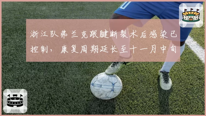 浙江队弗兰克跟腱断裂术后感染已控制,康复周期延长至十一月中旬
